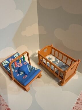 Zuru Disney Stich Crib and Rocker seat